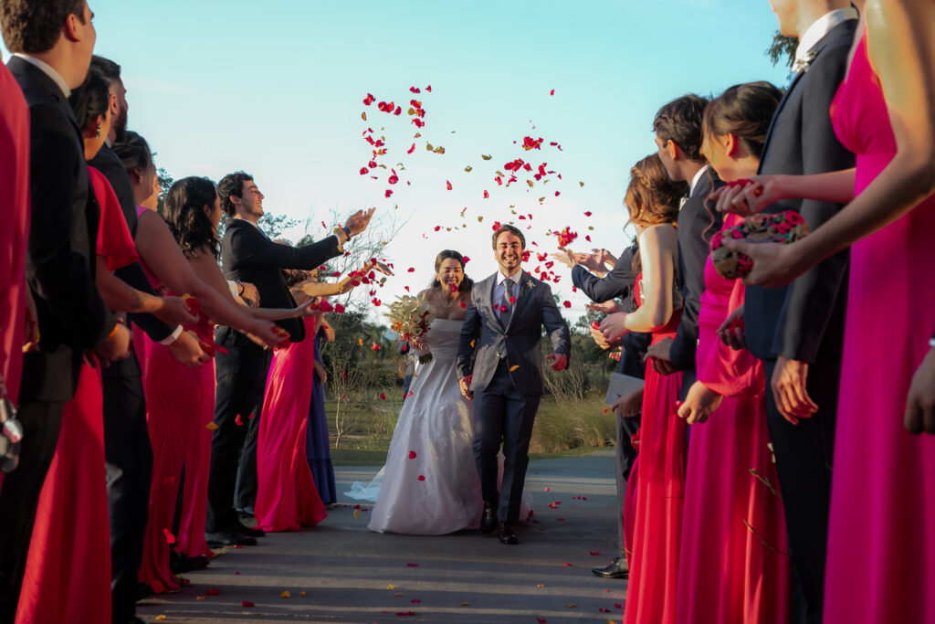 Flores de casamento na primavera